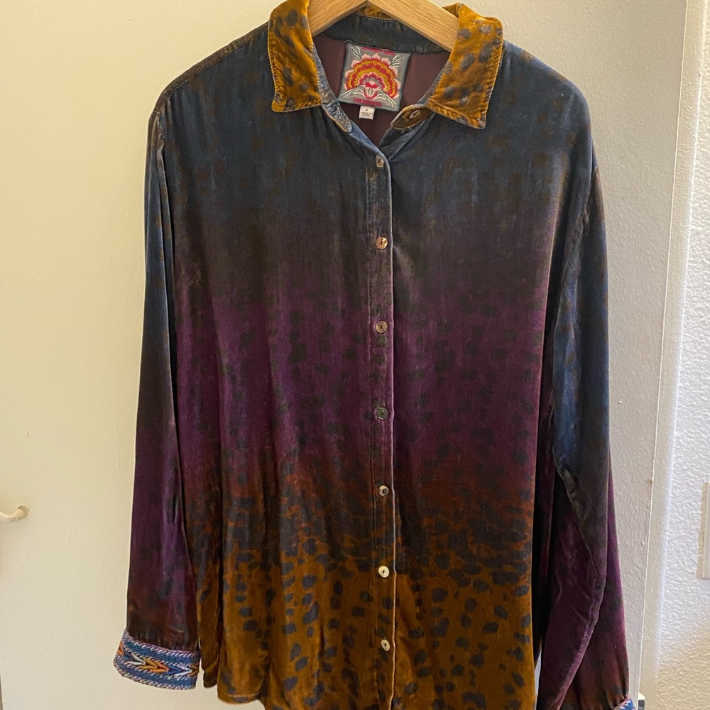 Johnny was button down
